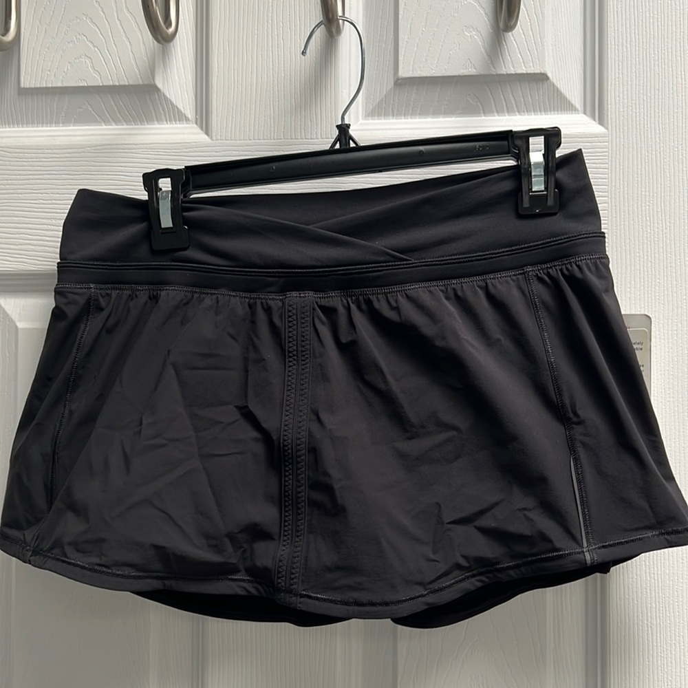 Lululemon Run Pace Skirt Black NWT